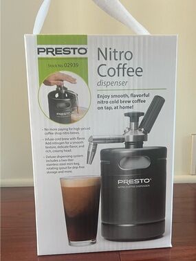 PRESTO Nitro Coffee Dispenser - Black